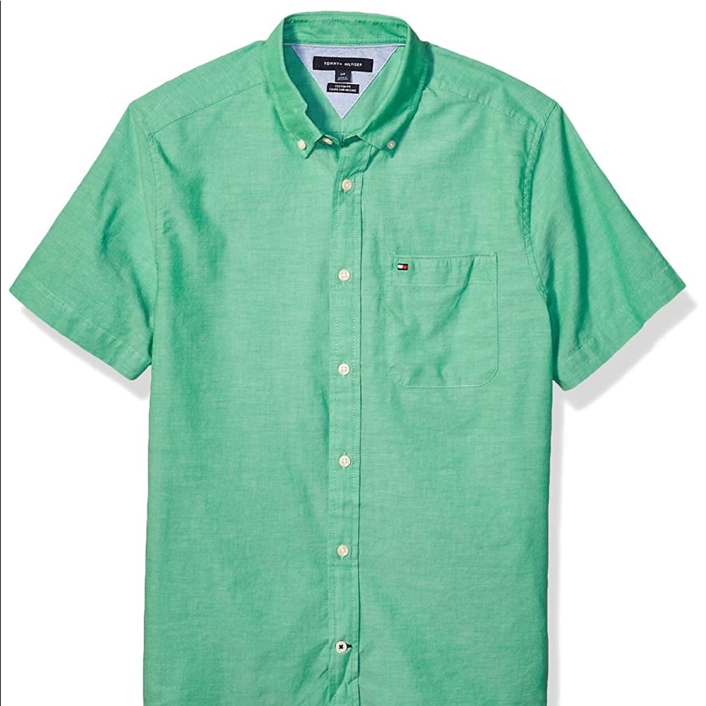 Tommy Hilfiger Men's Short Sleeve Bottom Shirt